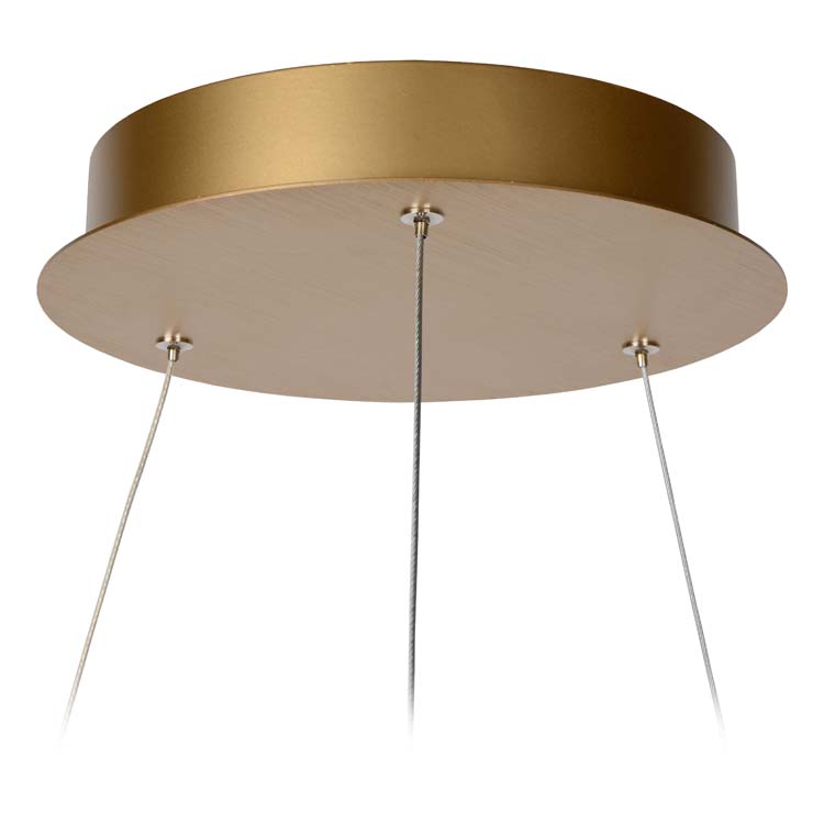 Hanglamp - goud/messing - dimbaar - Ø58cm - LED
