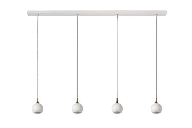 Lucide FAVORI - Hanglamp - 4xGU10 - Wit
