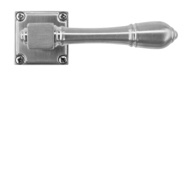 Poignée de porte pro prato look inox sans rosace
