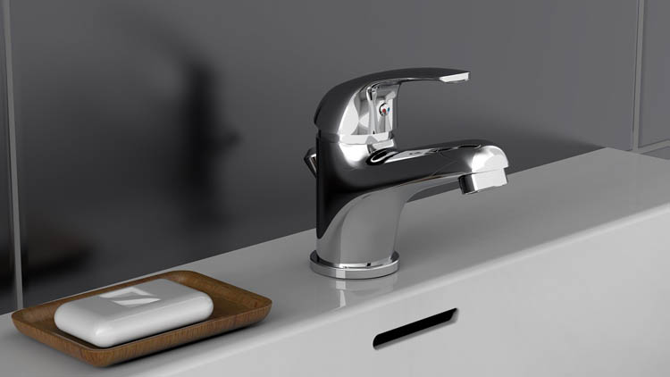 Wastafelkraan Annette chroom