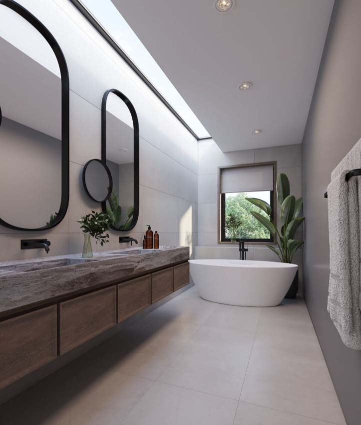 Vloertegel Bergamo lichtgrijs mat 60x120cm