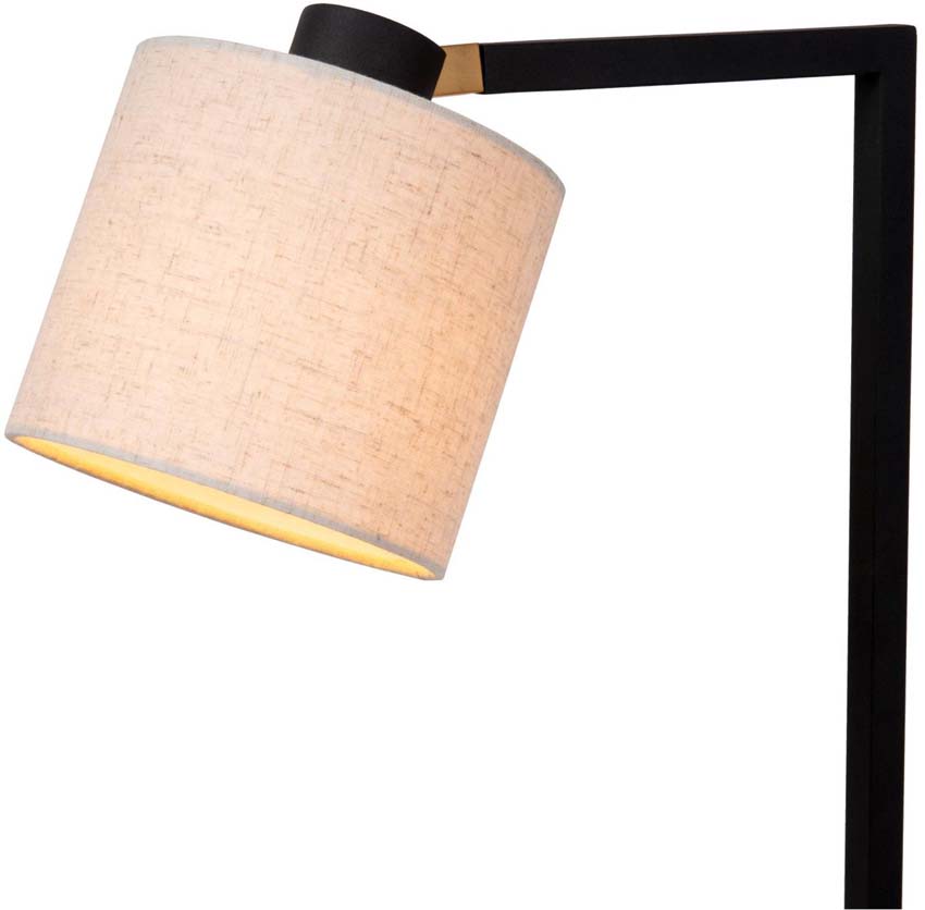 Staande lamp Pixi - zwart - 128cm - 1xE27