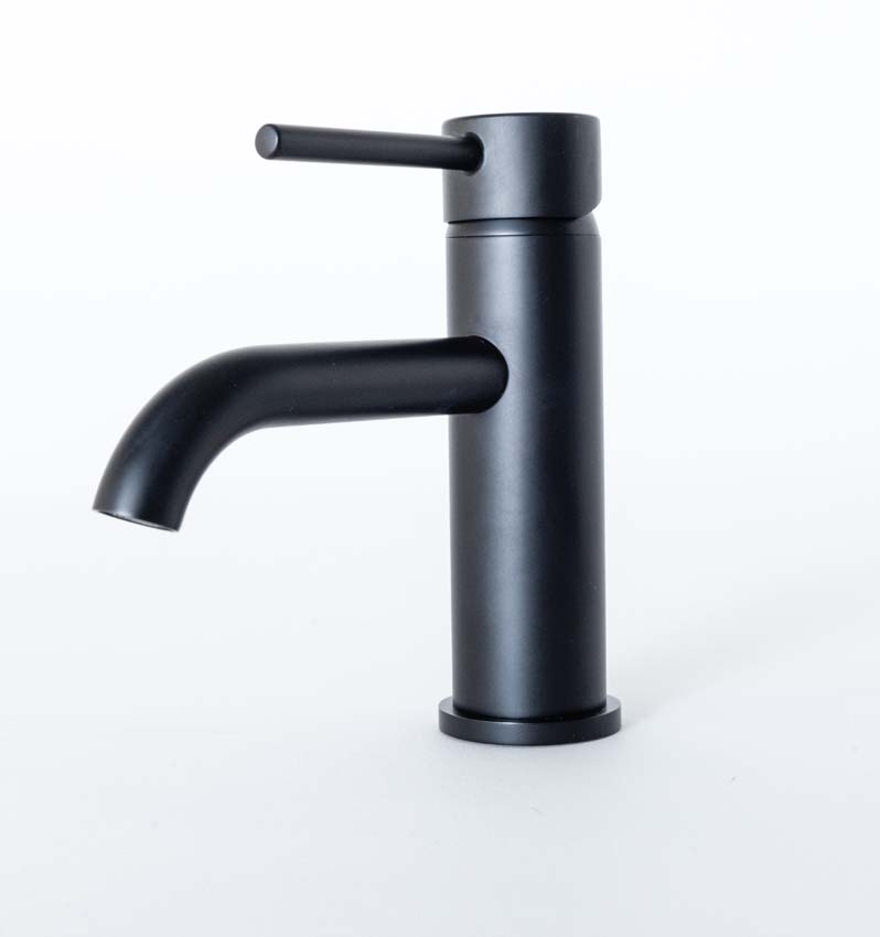 Robinet de lavabo Miley slim noir mat