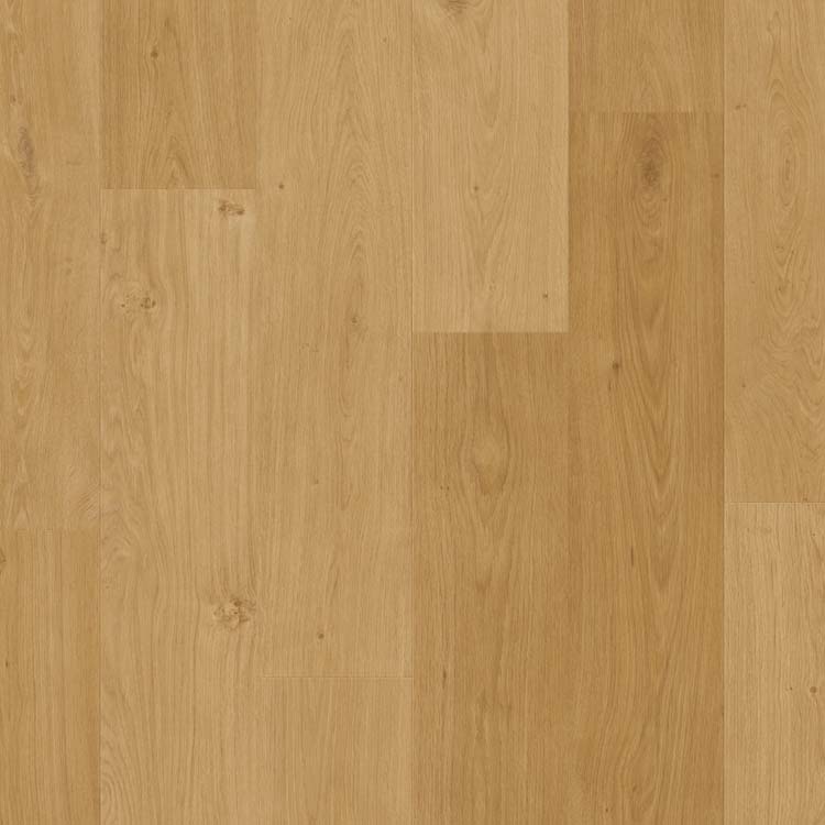 Vinyl vloer Quick-Step Blos plank 5mm kusteik honing natuur 125,1x18,9cm met ondervloer