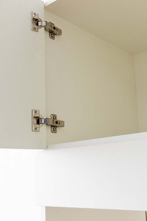 Armoire de cuisine Plenti armoire colonne pour four et réfrigérateur blanc 60x208cm