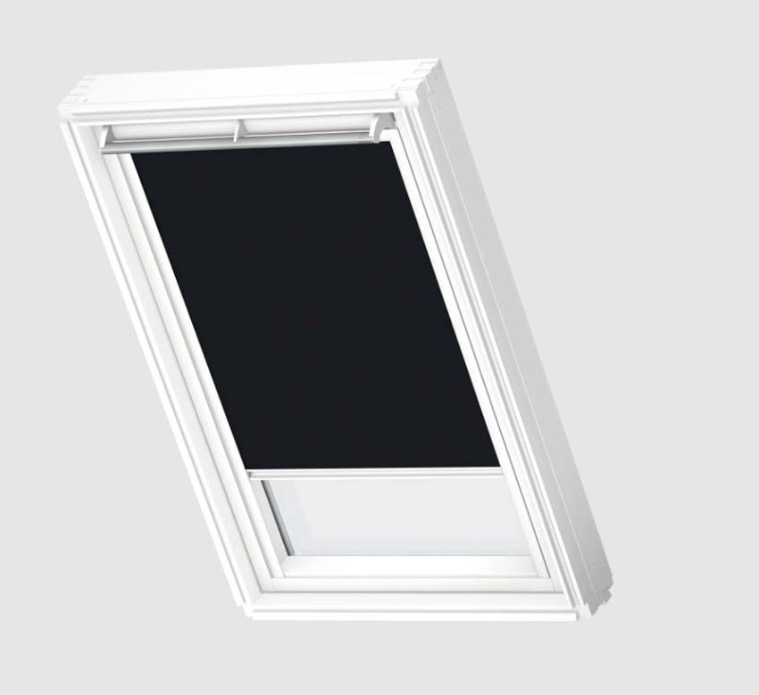Store enrouleur Velux occultant à commande manuelle noir UK08 3009SWL