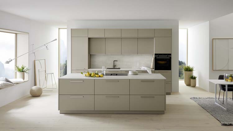 Keuken in het beige - maatwerk