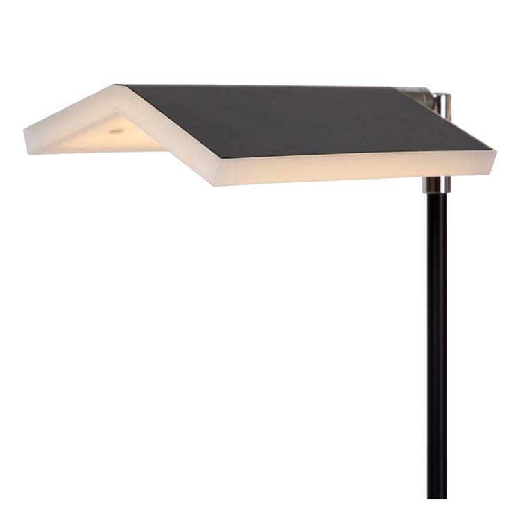 Lampadaire - noir - H134cm - LED - 12W - 2700/4000K