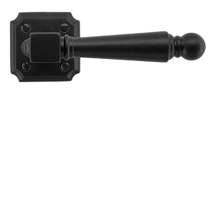 Poignée de porte genua noir sans rosace