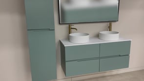 Armoire colonne Truman gris-vert 400 mm Armoire colonne Truman gris-vert 400 mm