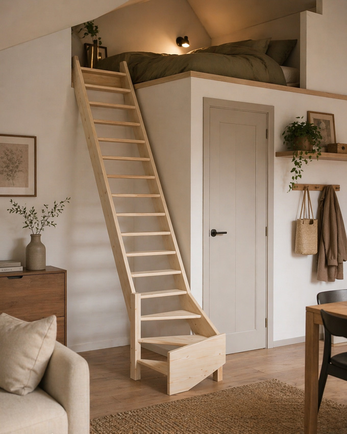 Molenaarstrap Bonn Evolution medium met kwartslag links onder H340xB70cm
