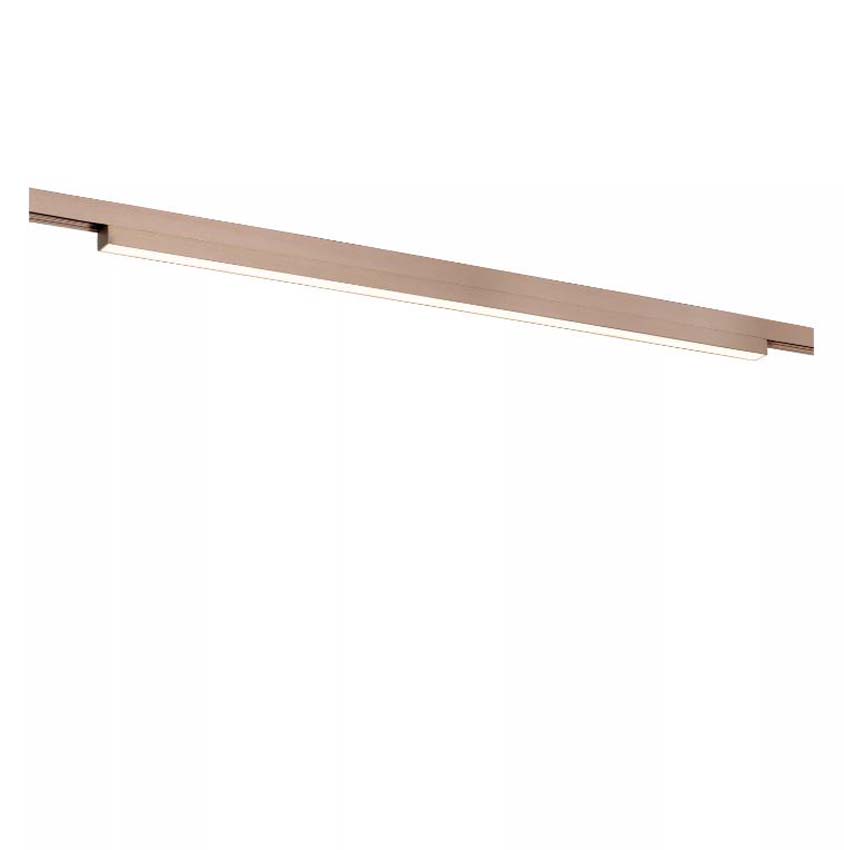 Lucide Premium Linial Glyxx Railspot - Système de rails monophasé / Éclairage rail intelligent - 48V - 1xLED Dimmable - Champagne