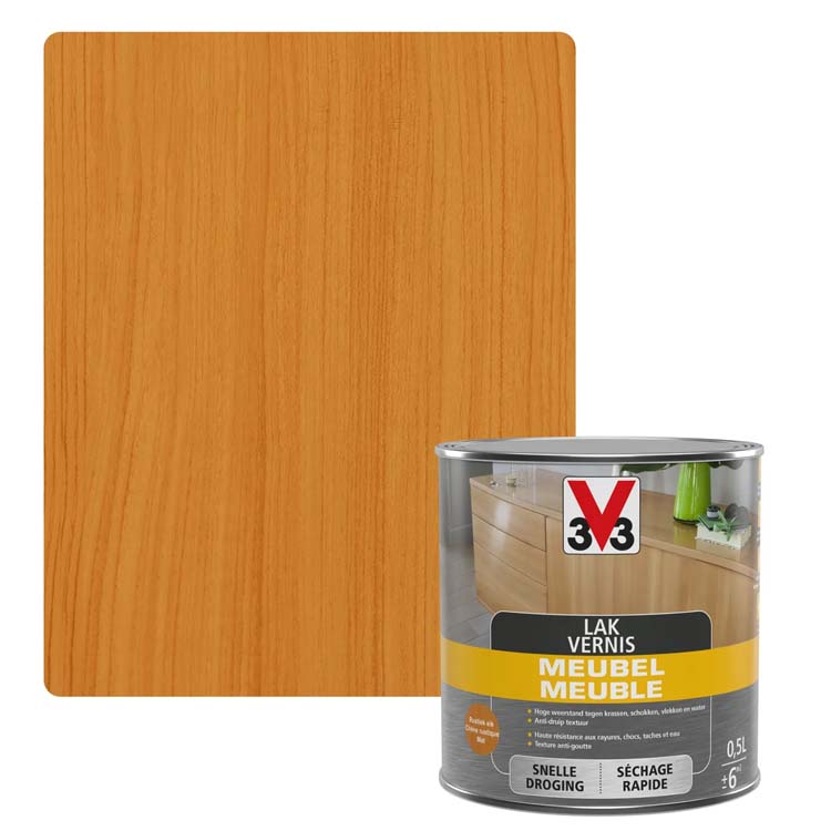 V33 meubellak rustieke eik mat 0,5L