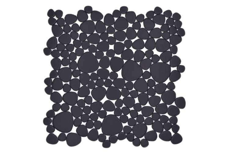 Mozaïek Pebble Ceramix Black mat 27,5x27,5cm