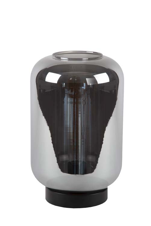 Lampe de table - fumé - Ø22cm - E27 - 40W