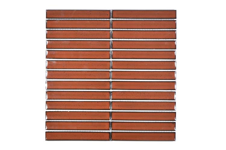 Mozaïek Finger 14 cm rood glans 29,6 x 29,9 cm