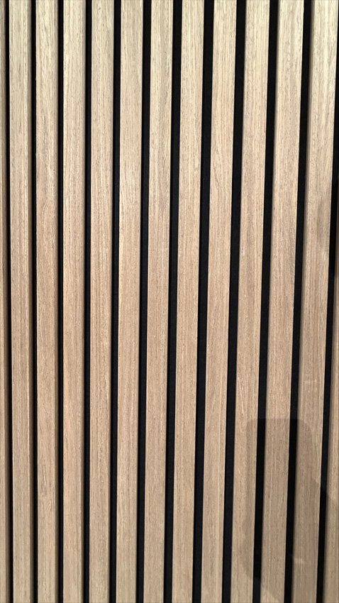 Panneau mural Line up acoustique chêne fumé 52x270 cm