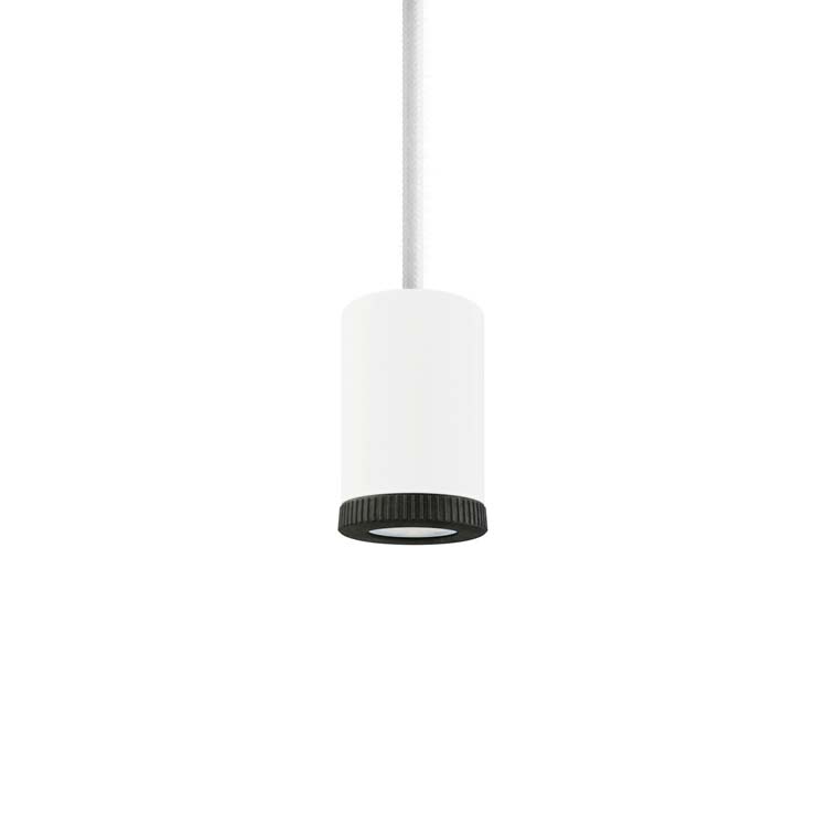 Pendel - Wit - Ø4,2x6,2cm - Mini GU10 - 1x3,2W - 260lm - 2700K - incl. 2m kabel