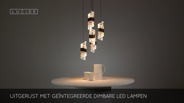 KLIGANDE - Suspension - Ø 30 cm - LED Dim. - 5x8W 2700K - Noir KLIGANDE - Suspension - Ø 30 cm - LED Dim. - 5x8W 2700K - Noir