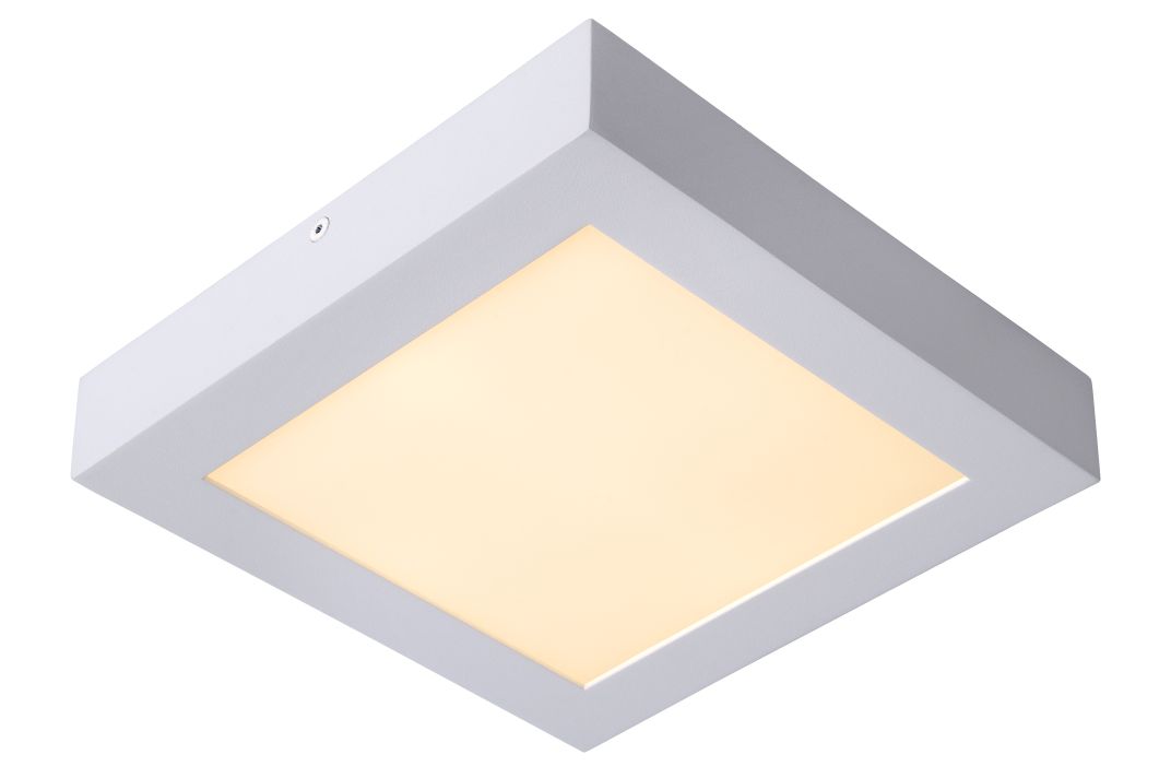 Plafondlamp - wit - vierkant - dimbaar - LED - 22W - IP44