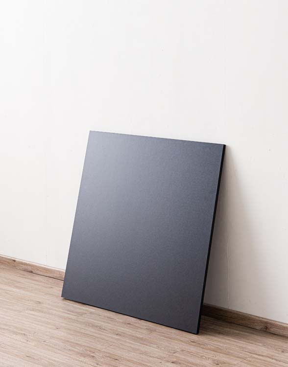 Zijwand voor keukeneiland Plenti zwart 87,5x88cm