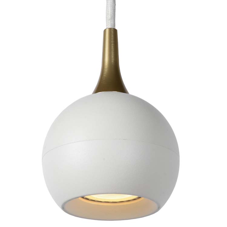 Hanglamp - wit - Ø9cm - GU10 - 5W