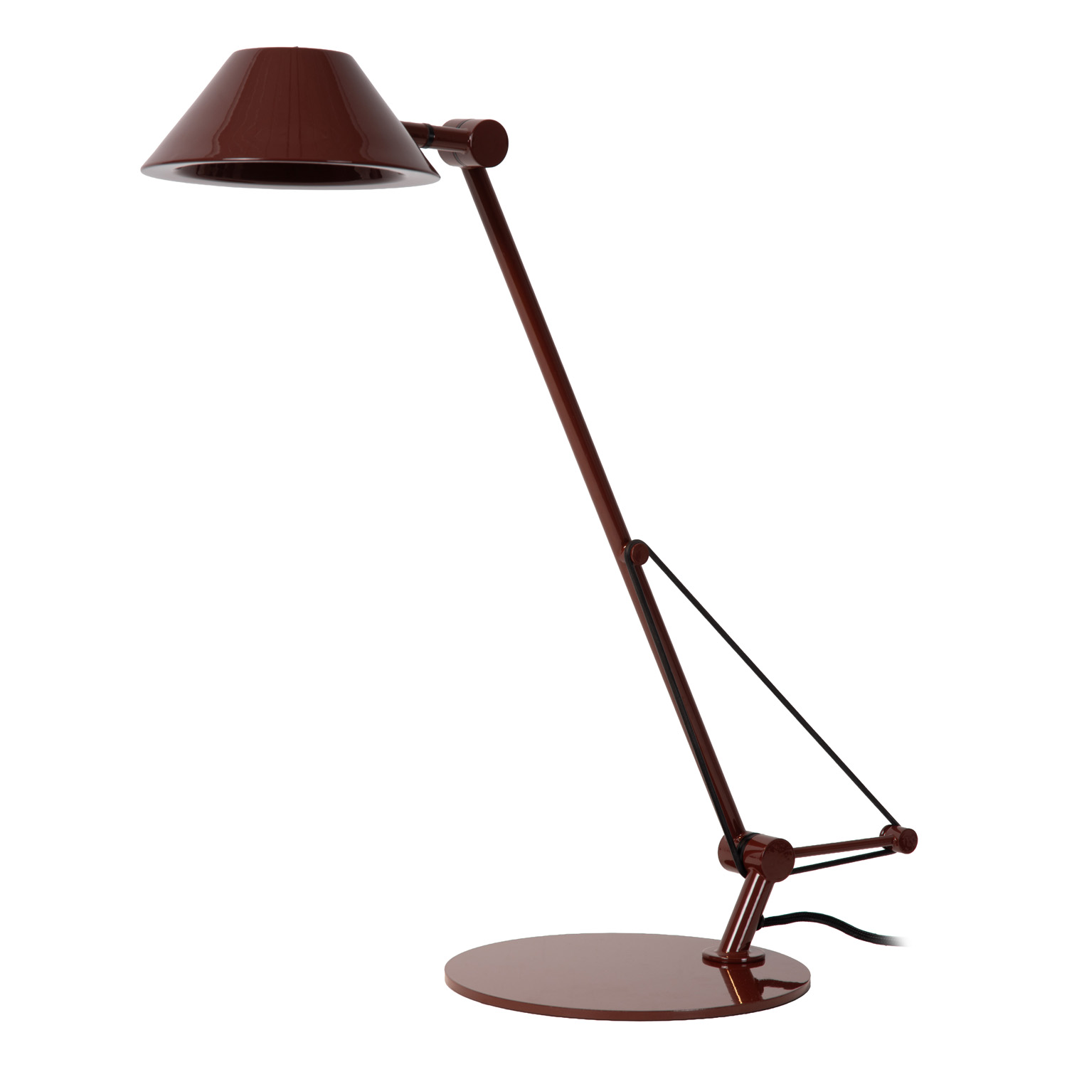 Bureaulamp - LED - 1X8W 3000K - Bordeaux