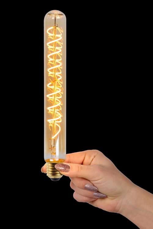 Filament lamp - amber - dimbaar - 25cm - E27 - 5W - 2200K
