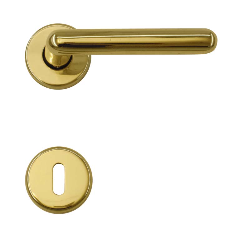 Poignée de porte pro vicenza cuivre rosace barbe