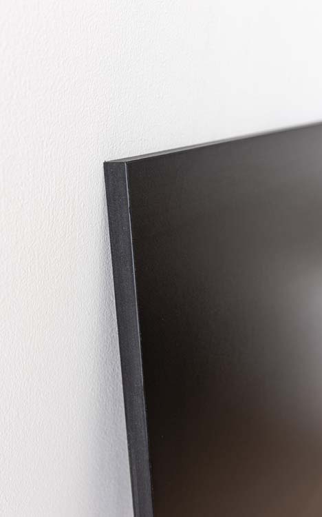 Achterwand voor keukeneiland Plenti zwart 150cm