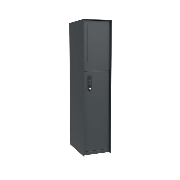 Pakketbrievenbus Fenix esafe front antraciet