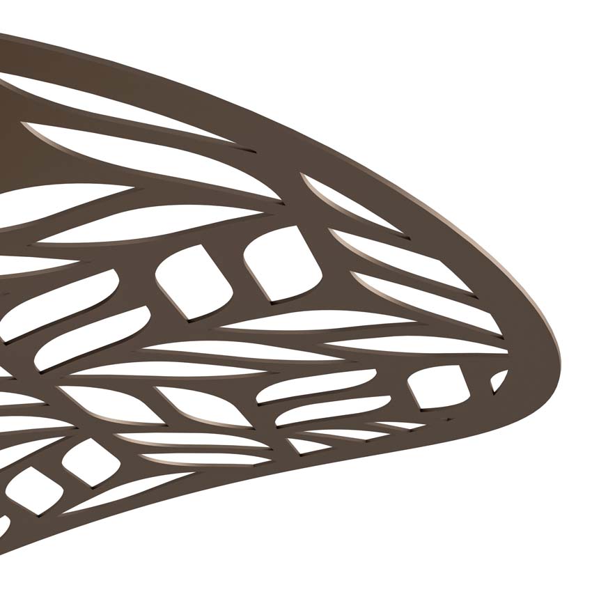 Tafellamp - Brons - 33,5x30x46,5cm - E27 - 1x60W