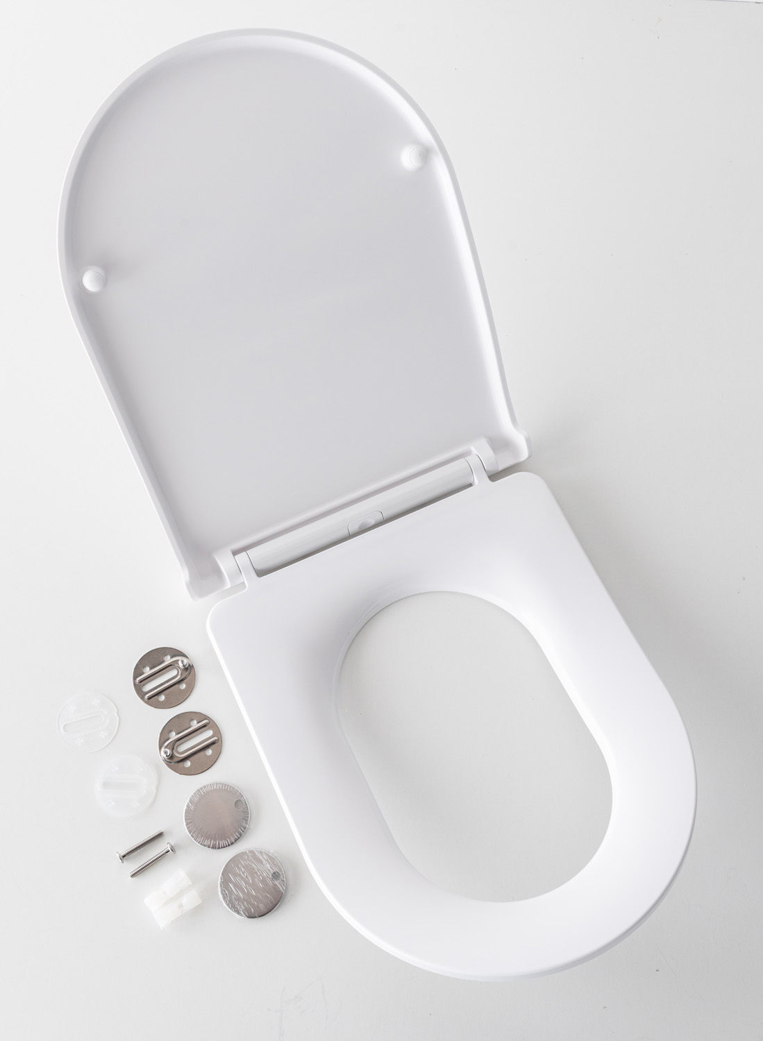 WC-bril Lana ergonomisch softclose wit