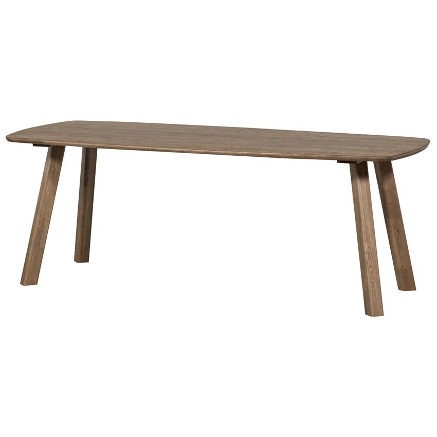 Table Taylor en chêne rectangulaire brune 180x100cm