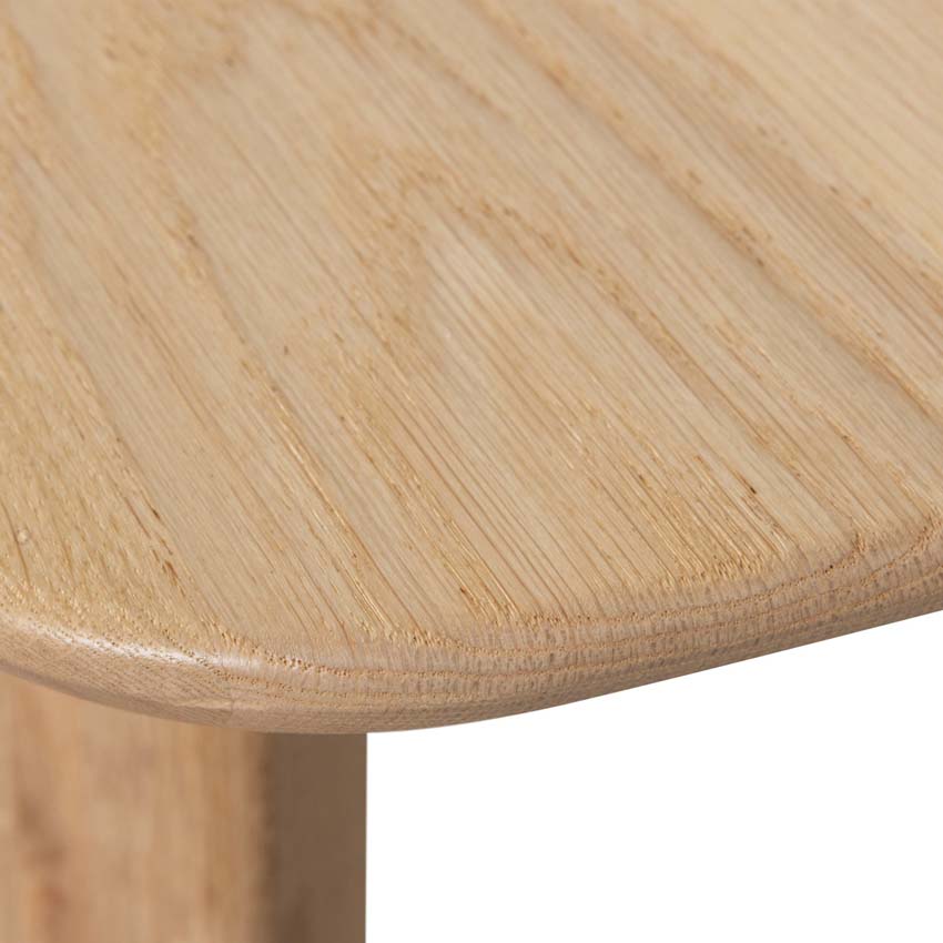 Table Taylor en chêne rectangulaire couleur bois 180x100cm