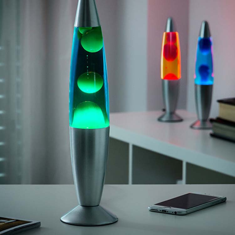 Lampe lava verte 25 Watt 8.5x34 cm