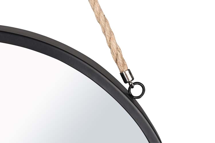 Miroir rond noir Ø40cm