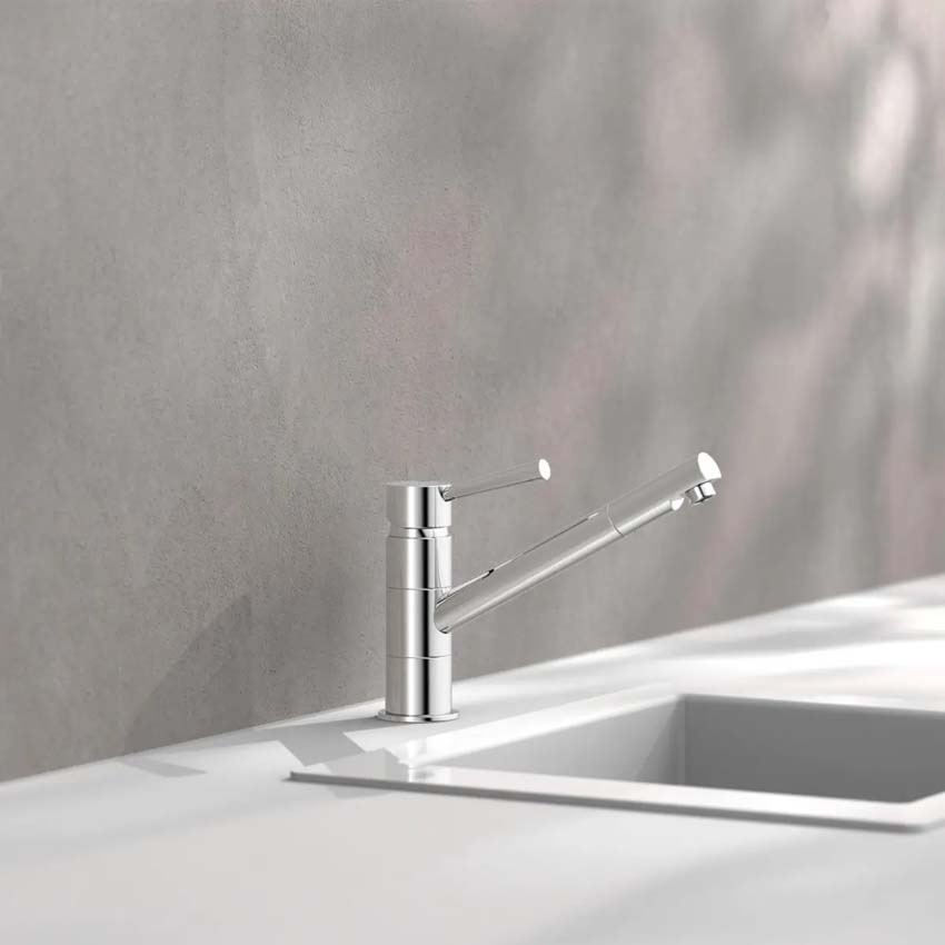 Keukenkraan Fay chroom