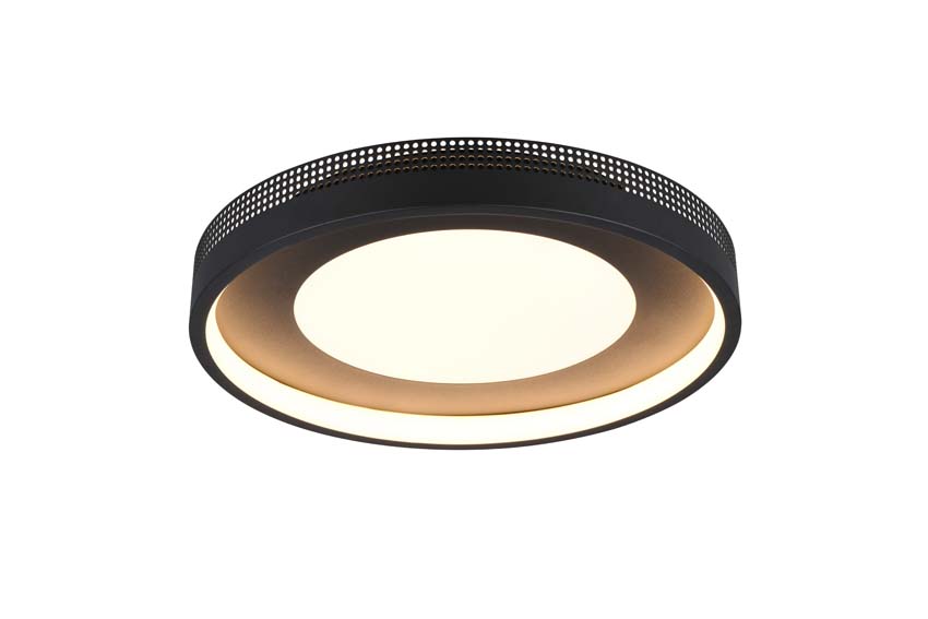 Plafonnier - Noir - Ø40cm - Dimmable - LED - 1x36W - 3000K