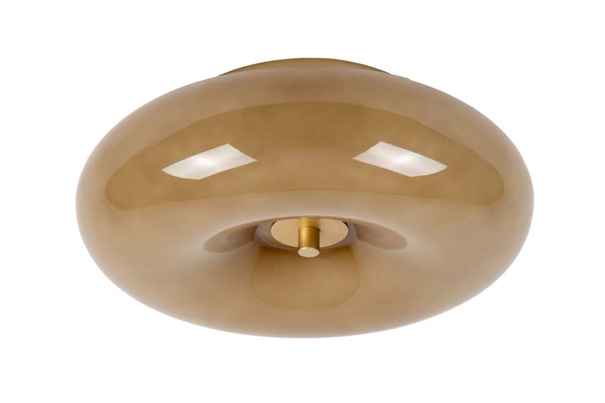 Lucide SENTINO - Plafonnier - Ø 30 cm - 3xG9 - Taupe