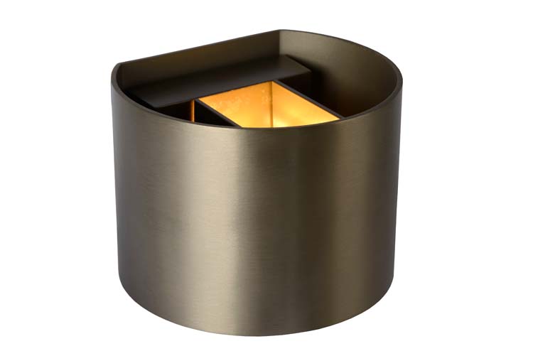 Wandlamp - koffie - afgerond - dimbaar - G9 - 4W - 2700K