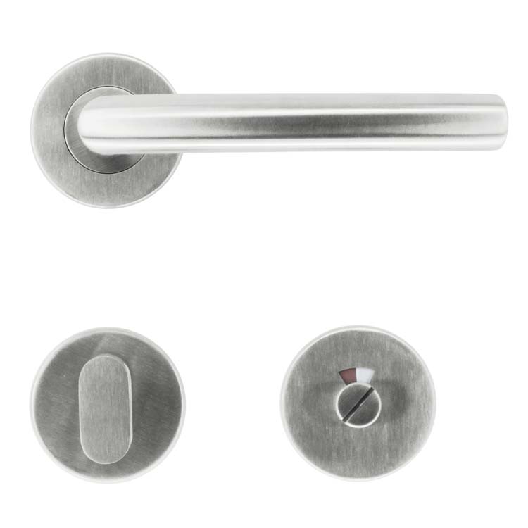 Poignée de porte pro eco foggia 19mm avec serrure toilette