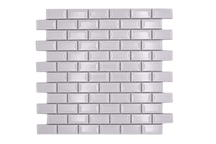 Mosaïque Metro blanche 30 x 30 cm