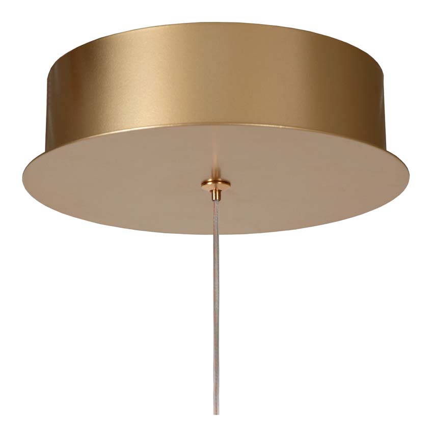 Lucide Premium LAMBADA - Suspension - LED Dim. - 1x33W 2700K/3200K - Or Mat / Laiton