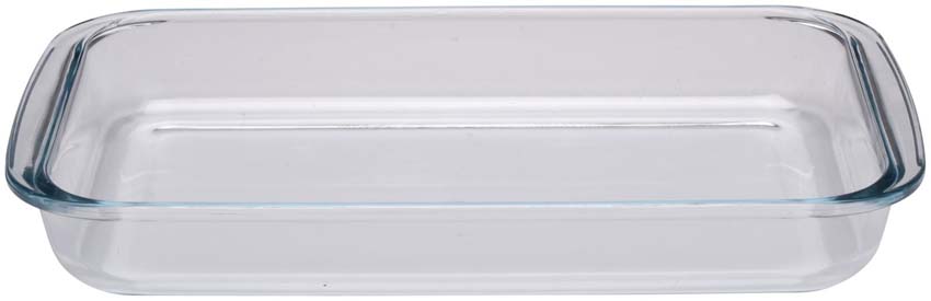 Ovenschaal Alpina transparant rechthoekig set van 3
