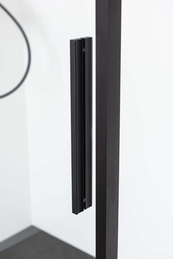 Doucheschuifdeur Ulani zwart 118-120x200cm