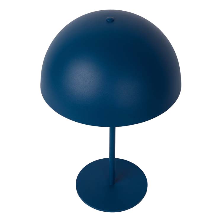Lampe de table - Ø 25 cm - 1xE14 - Bleu
