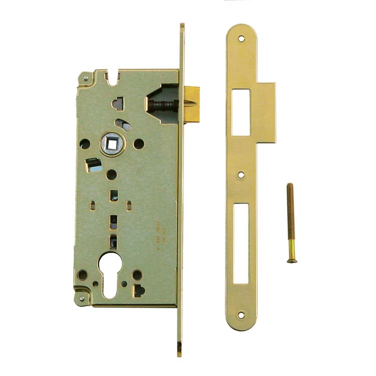 serrure AGB cuivre cylindre 85mm