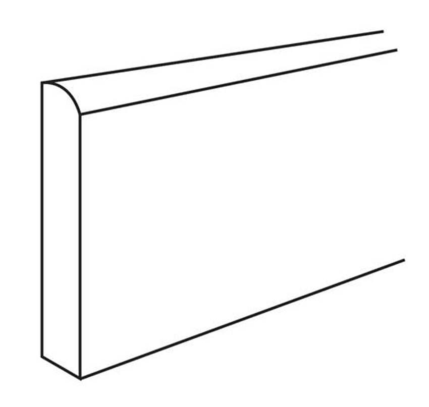Plint Travertino Bianco grijs 7x120cm
