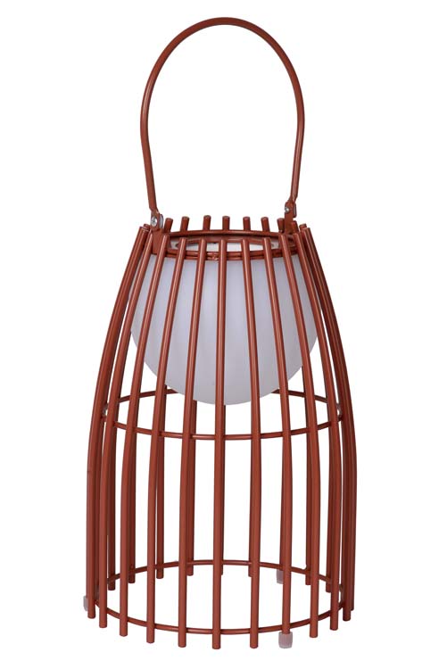 Lampe de table extérieure - brun rouille - Ø17,5cm - LED - 0,3W - 3200K - IP44 - 3StepDim